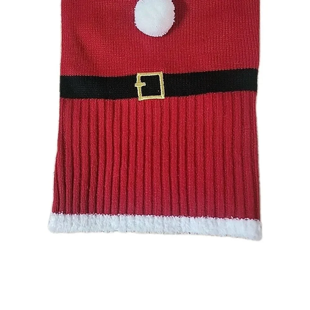 FABDOG Santa Claus Puppy Dog Sweater Santa Suite Hoody Size Large